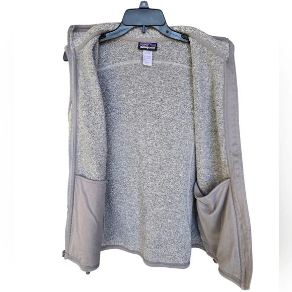 Patagonia Women's Better Sweater Vest Light Gray Full Zip Fleece Size XL - Picture 2 of 9